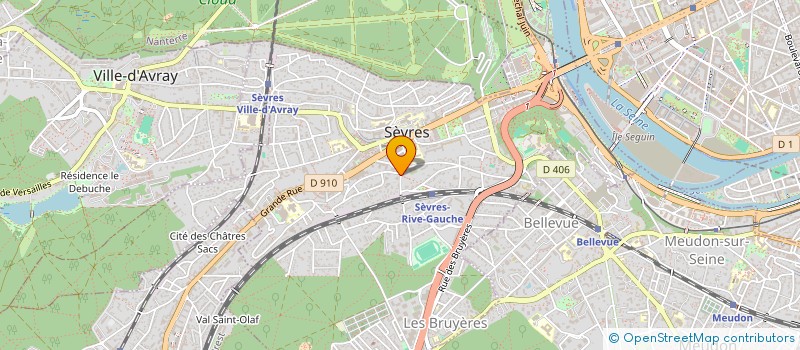 localisation de l'entreprise CKH HOLDING à SEVRES