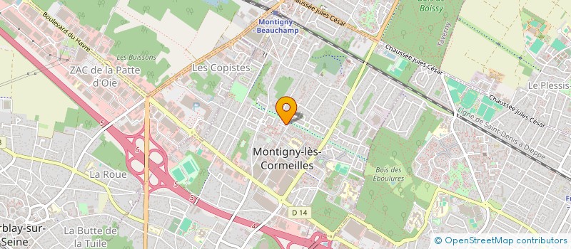 localisation de l'entreprise CKHI CONSULTING  MONTIGNY-LES-CORMEILLES