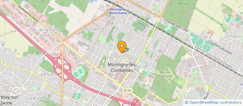 localisation de l'entreprise CKHI IMMO  MONTIGNY-LES-CORMEILLES