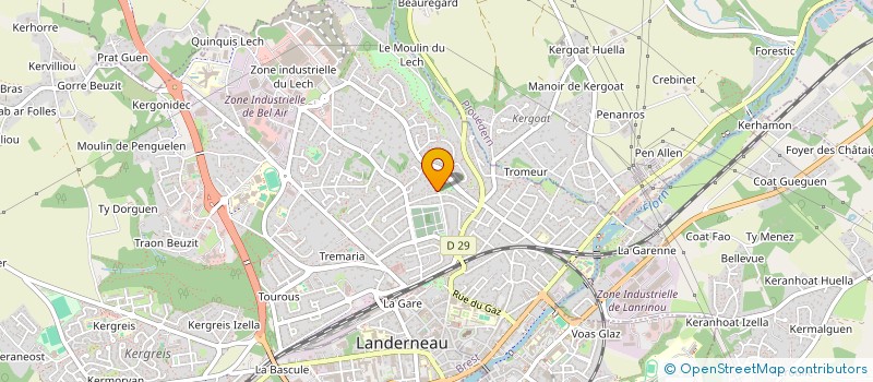 localisation de l'entreprise CKINE  LANDERNEAU