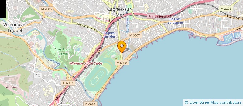 localisation de l'entreprise CKJ  CAGNES-SUR-MER