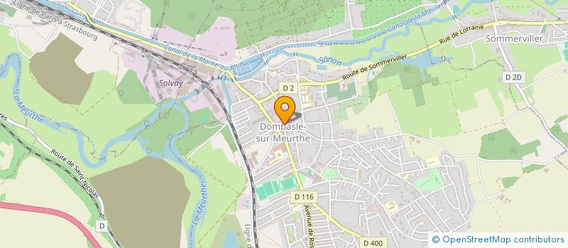 localisation de l'entreprise CKL  DOMBASLE-SUR-MEURTHE