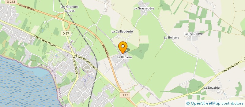 localisation de l'entreprise CKLEPREBOISMAIN  PORNIC