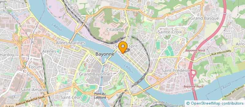 localisation de l'entreprise CKLH à BAYONNE
