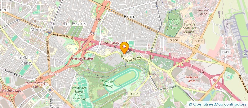 localisation de l'entreprise CKLYON  BRON