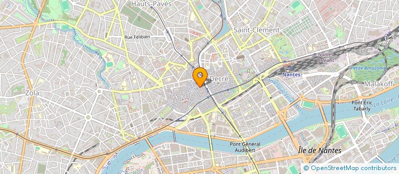 localisation de l'entreprise CKM à NANTES