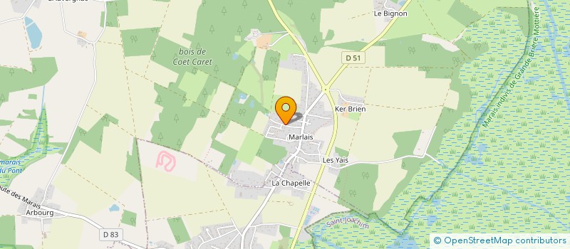 localisation de l'entreprise CKM à HERBIGNAC
