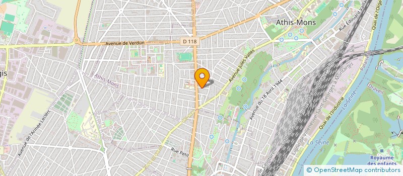 localisation de l'entreprise CKM GROUP EXOTIQUE  ATHIS-MONS