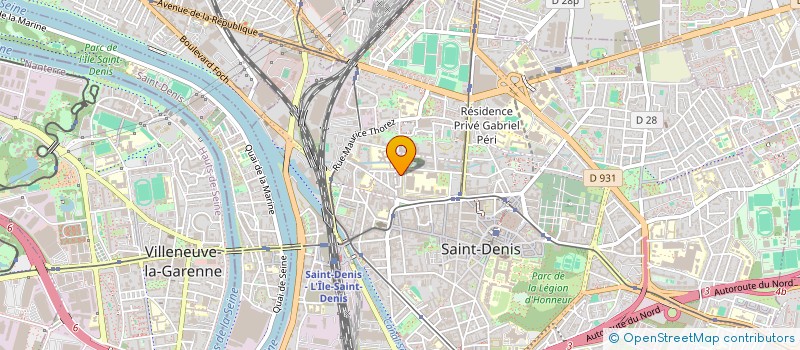 localisation de l'entreprise CKM NETTOYAGE  SAINT-DENIS
