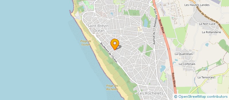 localisation de l'entreprise CKMK INVEST à SAINT-BREVIN-LES-PINS