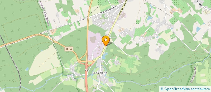 localisation de l'entreprise CKMP70  FOUGEROLLES-SAINT-VALBERT