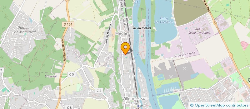 localisation de l'entreprise CKMS INVEST  VILLENNES-SUR-SEINE