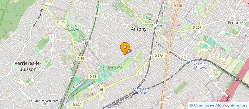 localisation de l'entreprise CKMUSIQUE à ANTONY