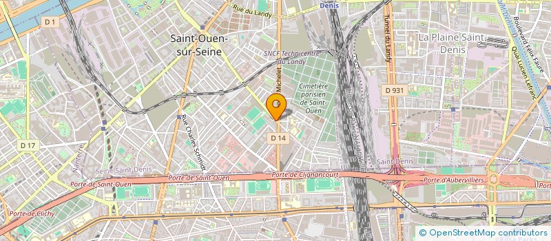 localisation de l'entreprise CKNGAR à SAINT-OUEN-SUR-SEINE