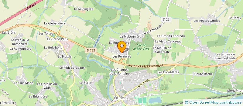 localisation de l'entreprise CKO  OUDON