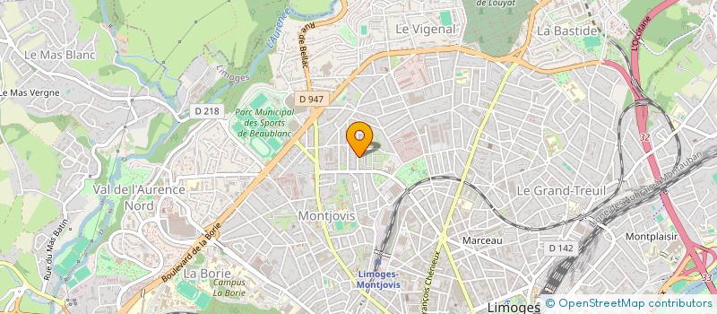 localisation de l'entreprise CKOIA à LIMOGES