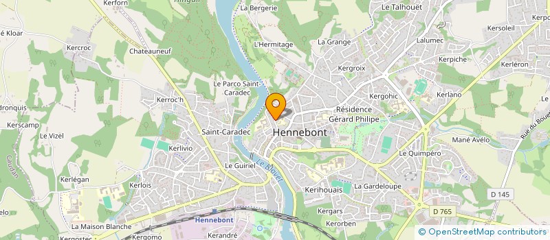 localisation de l'entreprise CKOM CONSEIL à HENNEBONT