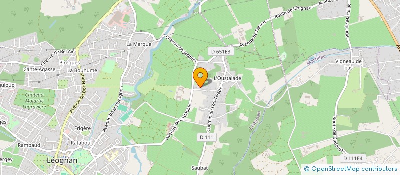 localisation de l'entreprise CKP IMMO  LEOGNAN