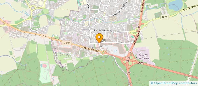 localisation de l'entreprise CKPONTAULT  PONTAULT-COMBAULT