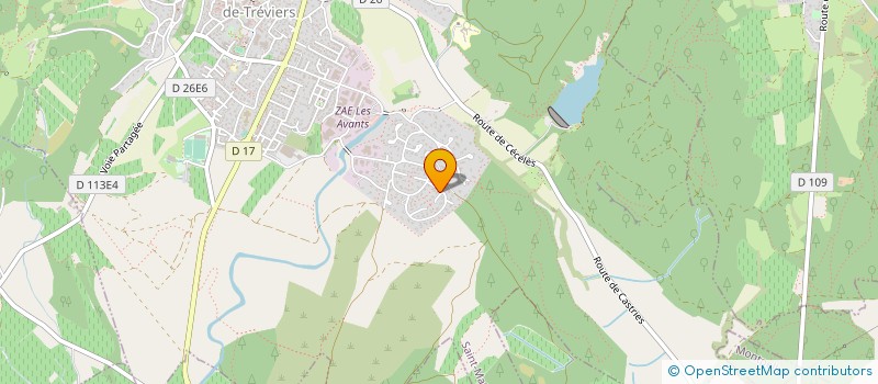 localisation de l'entreprise CKPR  CHAMPFROMIER