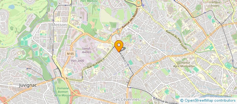 localisation de l'entreprise CKR à MONTPELLIER