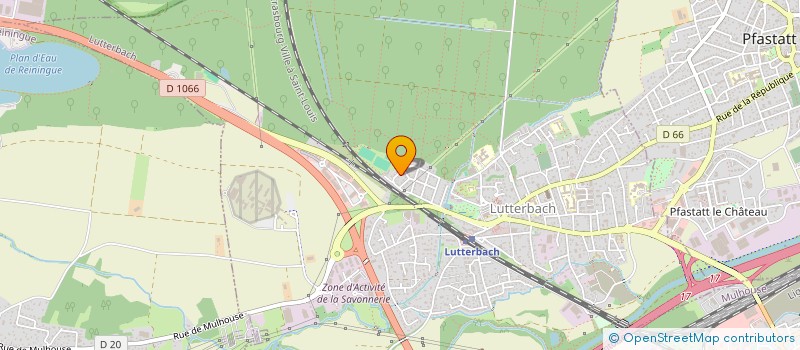 localisation de l'entreprise CKRK  LUTTERBACH