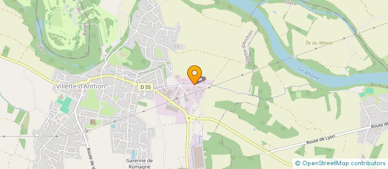 localisation de l'entreprise CKS  VILLETTE-D'ANTHON