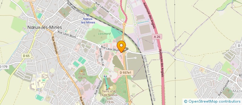 localisation de l'entreprise CKS  NUX-LES-MINES