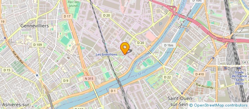 localisation de l'entreprise CKS SKINCARE  ASNIERES-SUR-SEINE