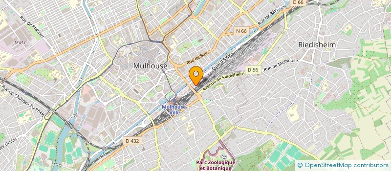 localisation de l'entreprise CKT INDUSTRIES S.A.  MULHOUSE