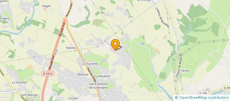 localisation de l'entreprise CKV HOLDING  CASTRES