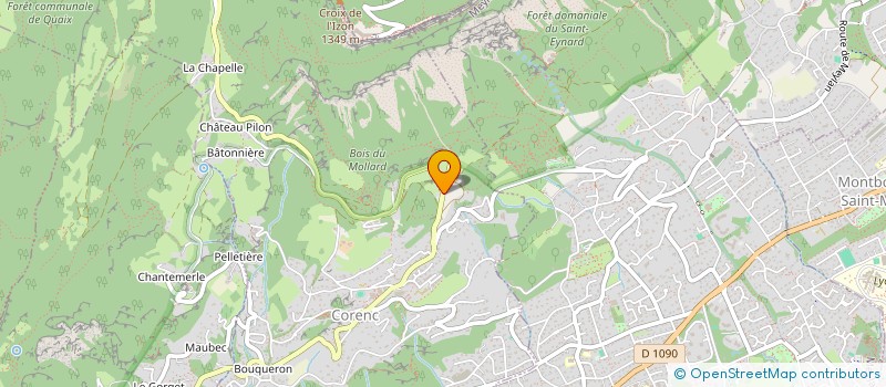 localisation de l'entreprise CKV IMMO  CORENC