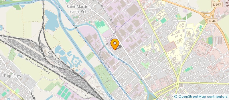 localisation de l'entreprise CL  CHALONS-EN-CHAMPAGNE