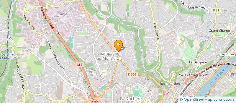 localisation de l'entreprise CL 611 à CHAMPAGNE-AU-MONT-D'OR