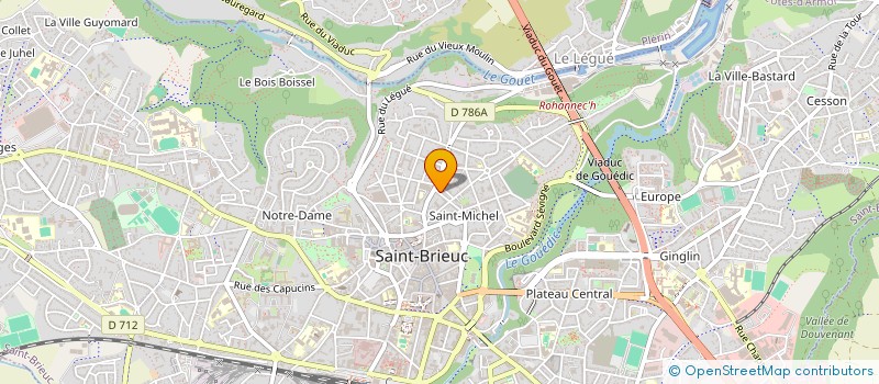 localisation de l'entreprise CL à SAINT-BRIEUC