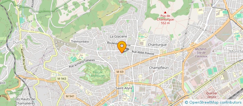 localisation de l'entreprise CL  CLERMONT-FERRAND