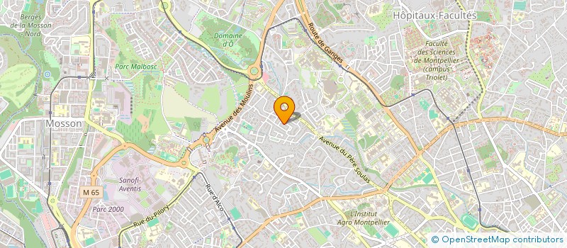 localisation de l'entreprise CL à MONTPELLIER