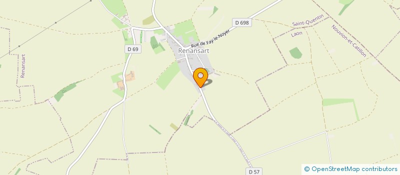 localisation de l'entreprise CL  RENANSART