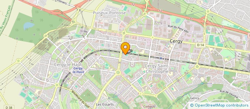 localisation de l'entreprise CL AGENCY  CERGY