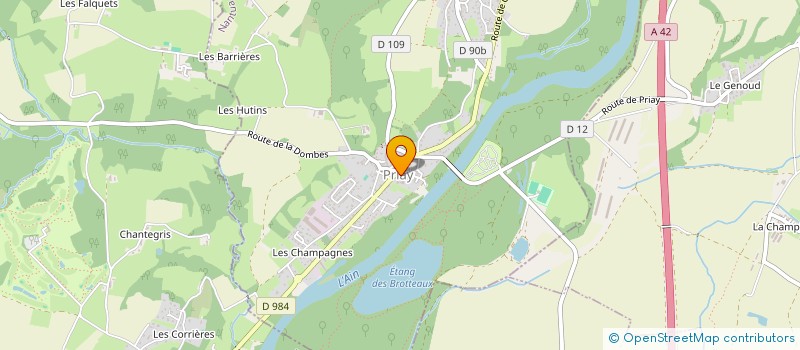 localisation de l'entreprise CL'AIN D'OEIL à PRIAY