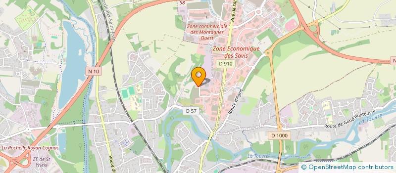 localisation de l'entreprise CL ANGOULEME à GOND-PONTOUVRE