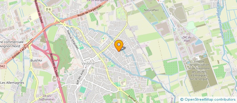 localisation de l'entreprise CL ANIMATIONS  VEDENE