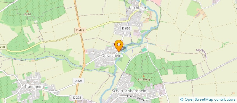 localisation de l'entreprise CL ARCHITECTURE  ODRATZHEIM