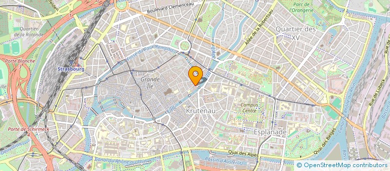 localisation de l'entreprise CL'ART à STRASBOURG