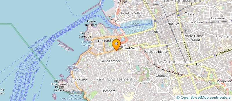 localisation de l'entreprise CL ARTISAN FLEURISTE  MARSEILLE