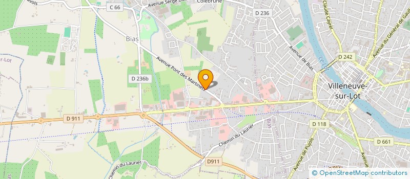 localisation de l'entreprise CL'AUTO ECOLE  BIAS