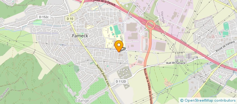 localisation de l'entreprise CL AUTO PIECES  FAMECK