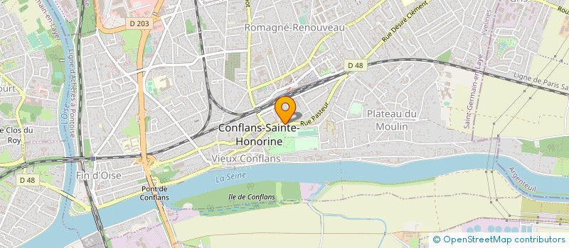 localisation de l'entreprise CL AUTOMOBILES à CONFLANS-SAINTE-HONORINE
