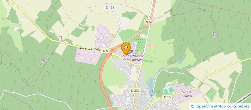 localisation de l'entreprise CL AUTOS  RIOZ