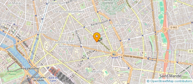 localisation de l'entreprise CL BIONDO  PARIS